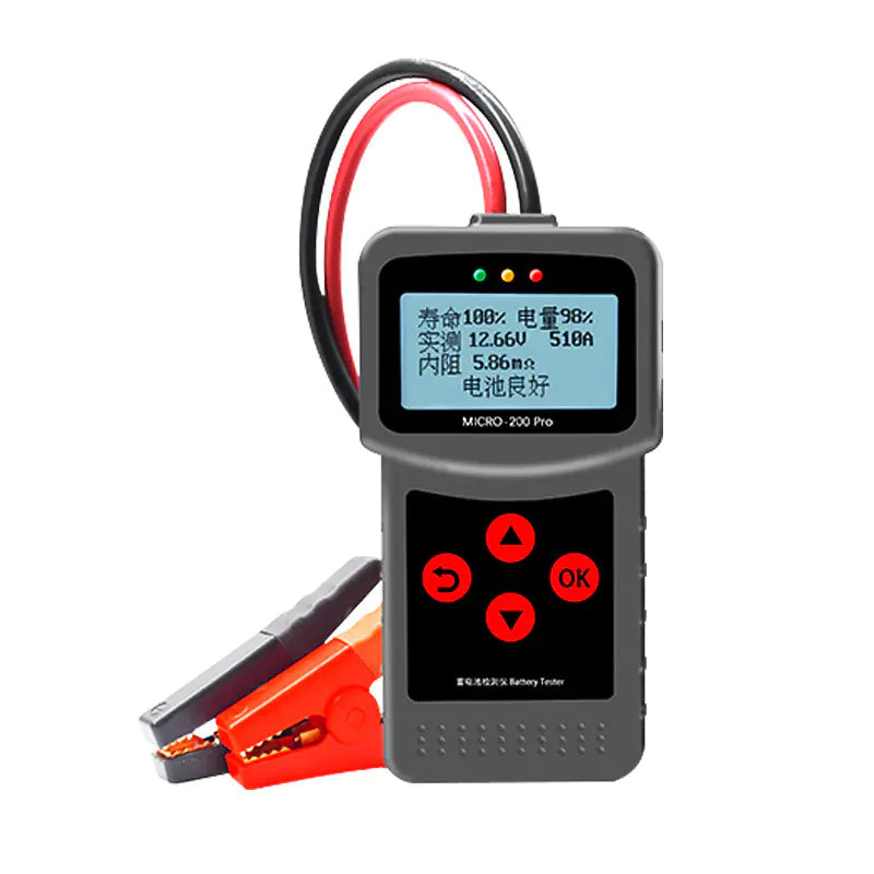 MICRO-200 PRO Car Battery Tester for 12V & 24V Systems