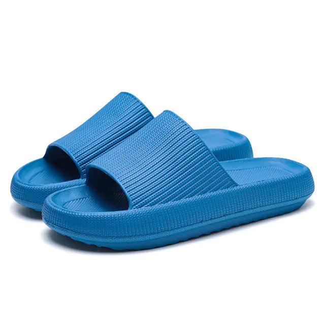 Ladies Summer Beach Platform Slippers with Soft Sole
