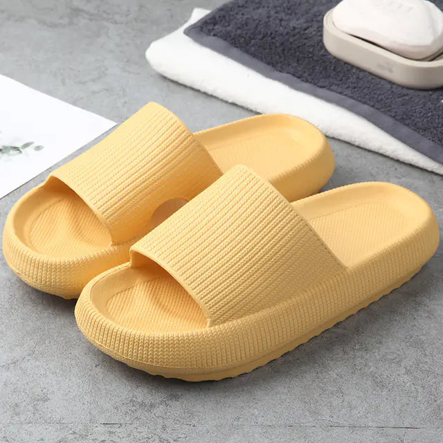 Ladies Summer Beach Platform Slippers with Soft Sole