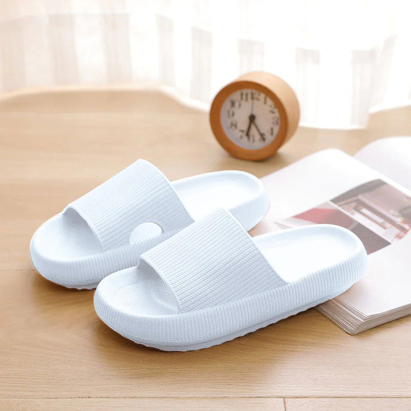 Ladies Summer Beach Platform Slippers with Soft Sole