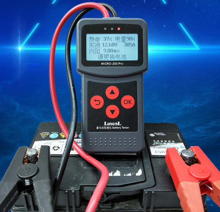 MICRO-200 PRO Car Battery Tester for 12V & 24V Systems