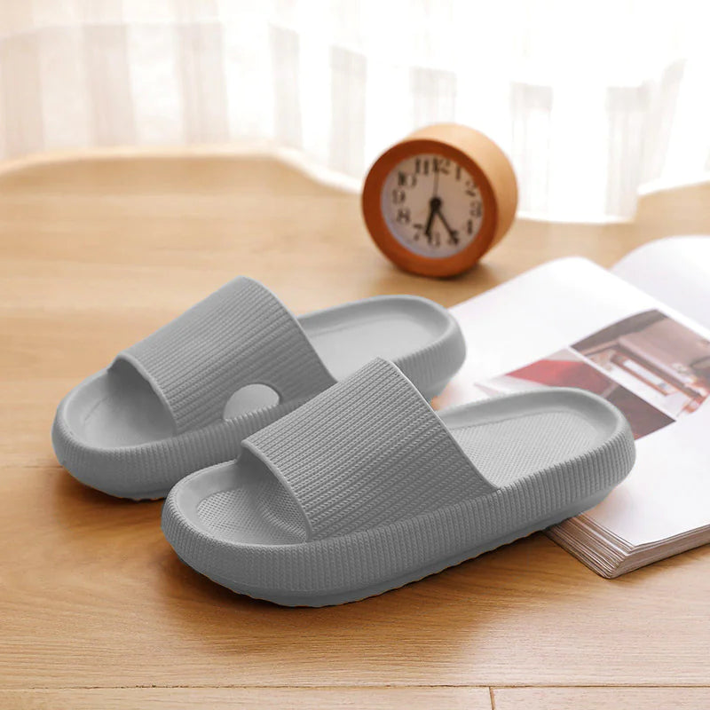 Ladies Summer Beach Platform Slippers with Soft Sole