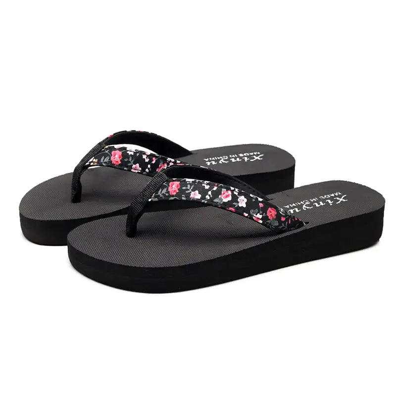 Ladies Summer Flip Flops and Foam Bottom Sandals