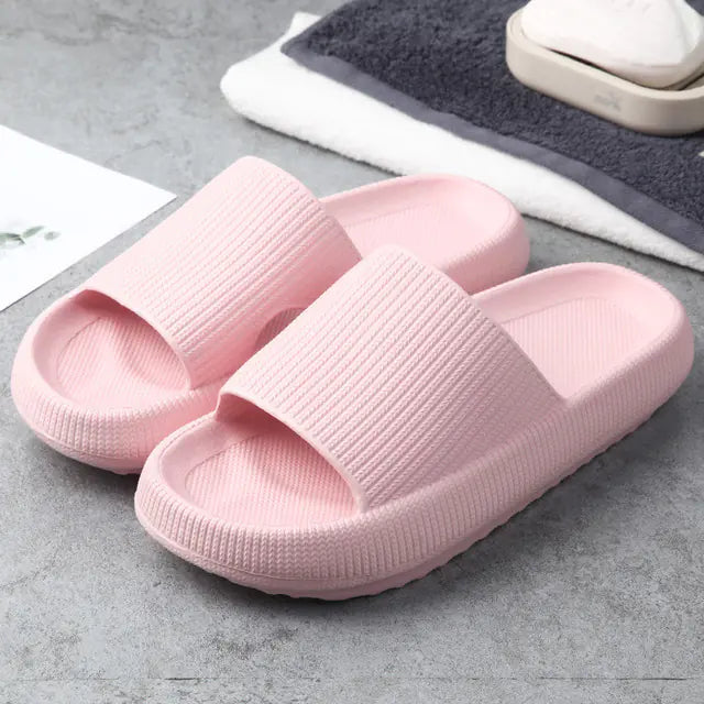 Ladies Summer Beach Platform Slippers with Soft Sole