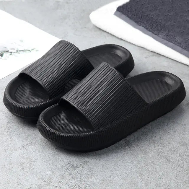 Ladies Summer Beach Platform Slippers with Soft Sole