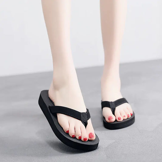 Ladies Summer Flip Flops and Foam Bottom Sandals