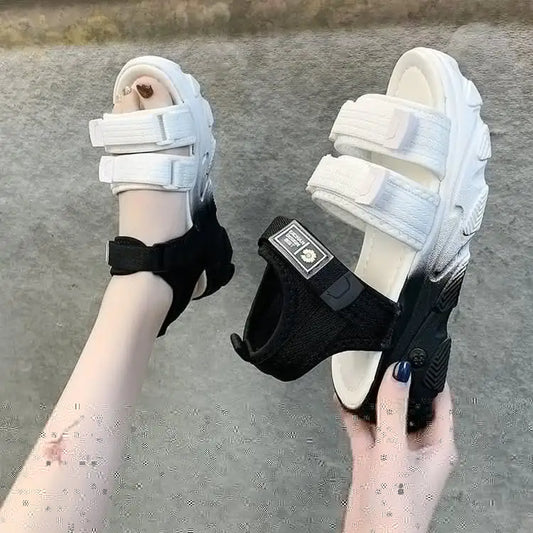 Ladies' Summer Flat Bottom Sports Sandals for Students