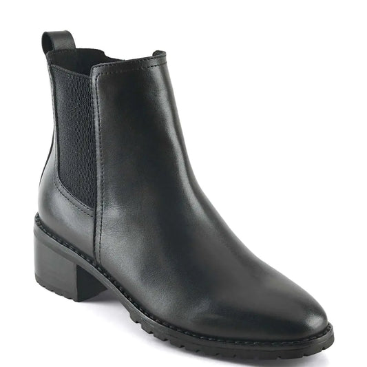 Easy Spirit Womens Fedra Ankle Boot Black 7.5 Wide
