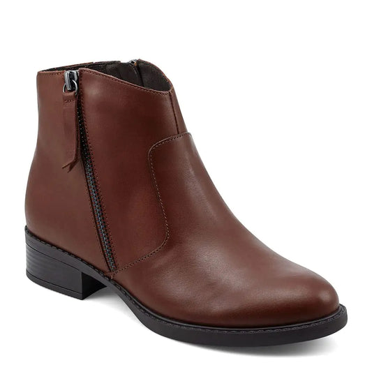 Easy Spirit Womens Lacy Ankle Boot Brown 10