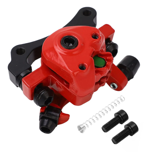 HEEPDD 10 Inch Electric Scooter Disc Brake Right Side Aluminum Alloy Electric Scooter Brake Caliper Electric Scooter Brake Replacement Parts for M4 (Red)